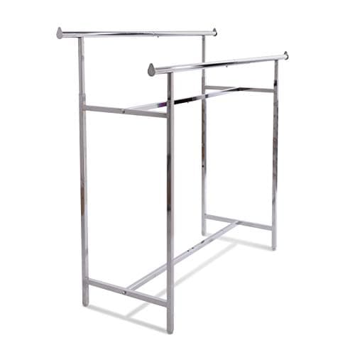 Econoco Chrome Double Bar Hangrail Rack