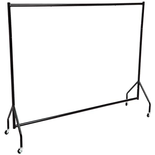 Amazon Basics Heavy Duty Rolling Garment Rack, Black 1.82 x 1.52 m