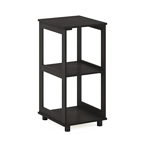 Furinno Jaya Simple Oval End Table - Set of 2, Walnut