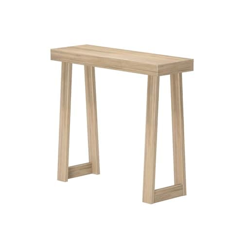 Plank+Beam Solid Wood Console Table, Blonde, 36 Inch, Easy Assembly