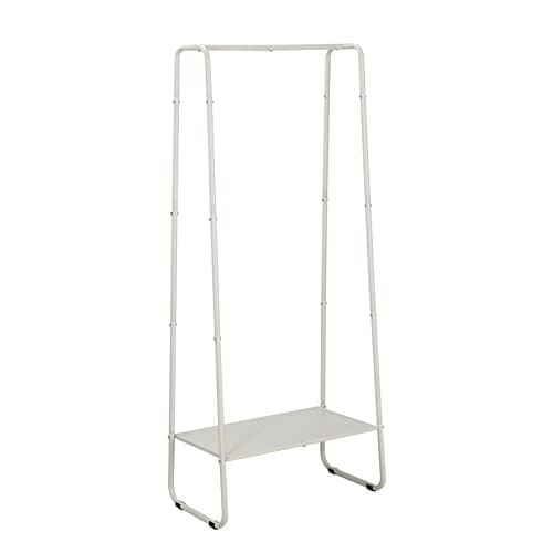 SunnyPoint White Freestanding Clothes Rack & Organizer