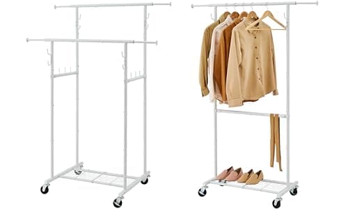 Double Rod Garment Rack