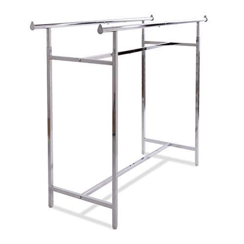 Econoco Chrome Double Bar Hangrail Rack