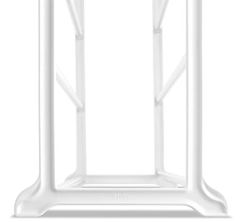 Whitmor White 4 Tier 20 Pair Floor Shoe Rack