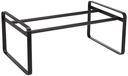 YAMAZAKI Home Adjustable Shoe Rack - Stainless Steel Black