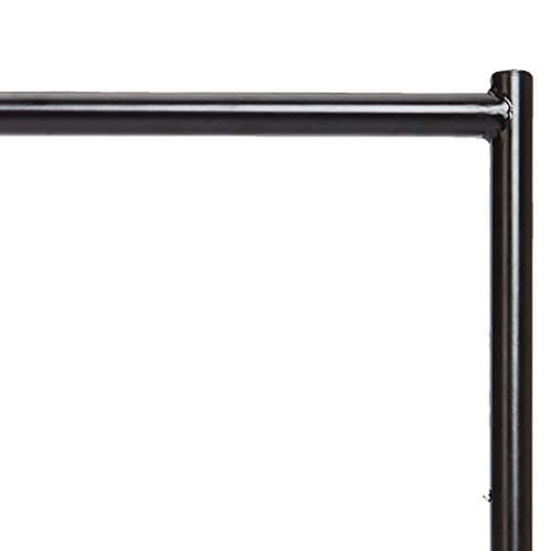 Amazon Basics Heavy Duty Rolling Garment Rack, Black 1.82 x 1.52 m