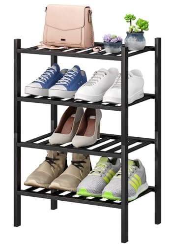 Bamboo 3-Tier Shoe Rack for Entryway & Closet | Sturdy & Beautiful
