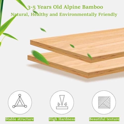 Bamboo Foldable Shoes Organizer, 4 Layers, Natural Brown | Versatile Storage Solutions