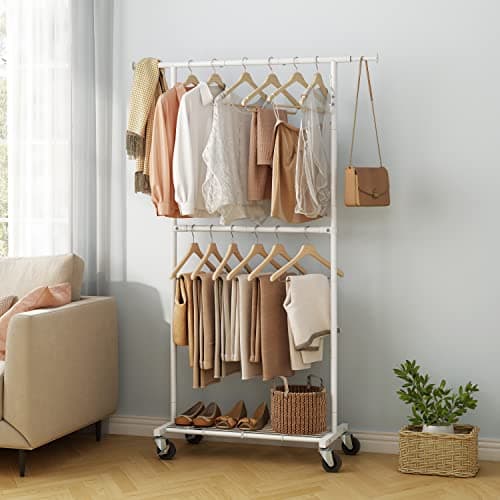 Double Rod Garment Rack