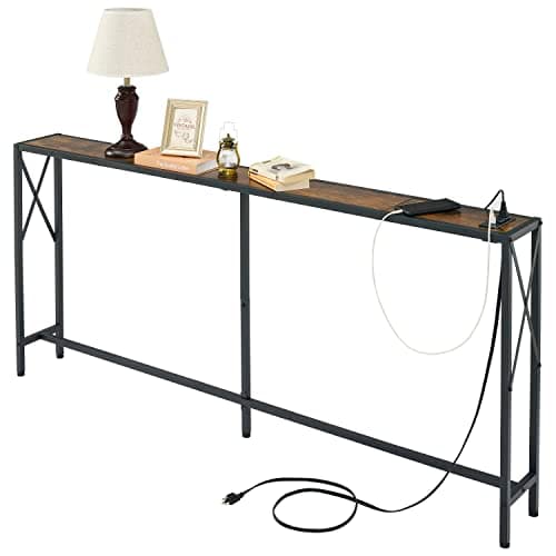 Console Table and Coat Rack Stand by Gewudraw