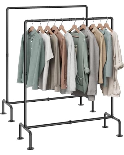 OROPY Heavy Duty Detachable Clothes Rack, Black