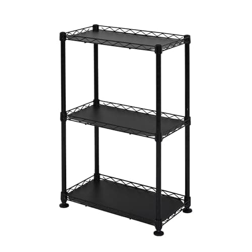 NSF Certified Heavy Duty Wire Shelf - Silver, 24"x60"x72" 4-Tier with Wheels