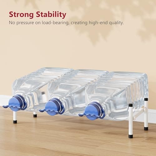 Tajsoon Expandable Metal Shoe Rack, 1 Tier, Adjustable & Stackable, White