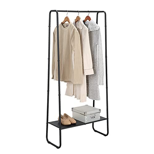 SunnyPoint White Freestanding Clothes Rack & Organizer