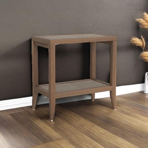 SICOTAS Boho Rattan Nightstands Set of 2 for Small Space