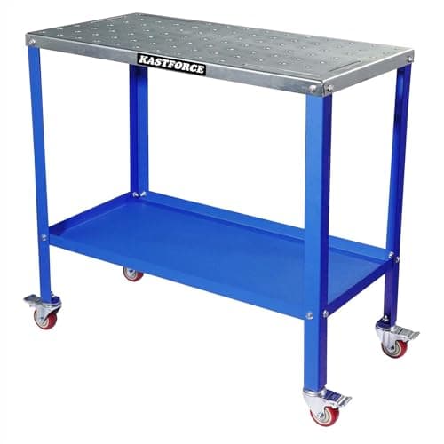 KF3002 Rust-Free Welding Table 36"×18", 1200 lbs Capacity, 5/8" Holes, Up to 10Ga Thickness, Heat Resistant to 1600°F