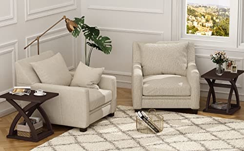 X-Design Espresso End Table Set with Storage (2 Pack)
