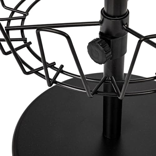 Matte Black 4-Tier Shoe Storage Tree for Household Essentials