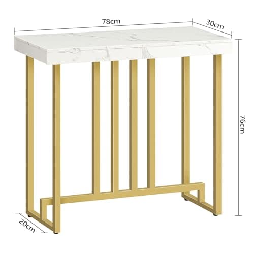 Marble Gold Console Table, Modern Entrance Sofa Table, CTJM12201