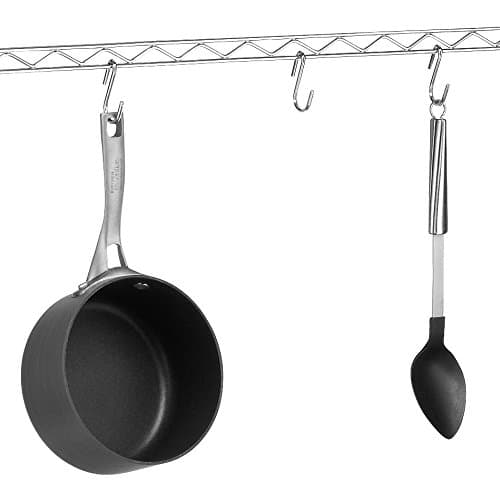 Whitmor Supreme Baker's Rack with Removable Wood Cutting Board - Chrome