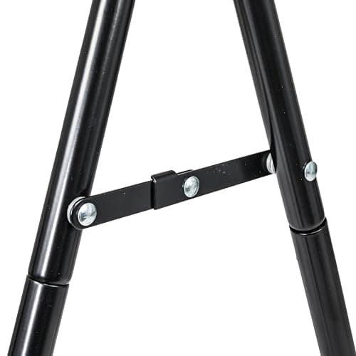 Chic Black X-Frame Valet Clothes Rack, Strong Metal, Portable & Easy to Use
