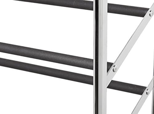 Amazon Basics Chrome Shoe Organizer, 50-Pair, 35.8 x 14.6 x 59.5 inches