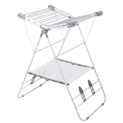 Honey-Can-Do Large Expandable Gullwing Clothes Drying Rack - White DRY-09805