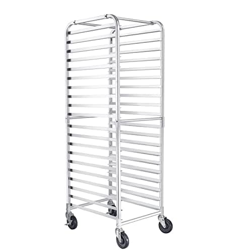 HARDURA 20 Tier Bun Pan Rack, Aluminum Cooling Sheet Pan Storage