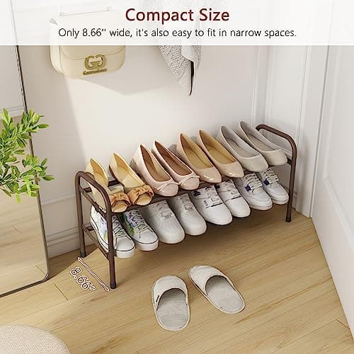 Expandable Console Table and Shoe Rack by Gewudraw