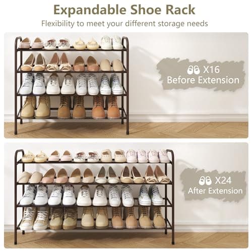 Expandable Shoe Rack and Console Table