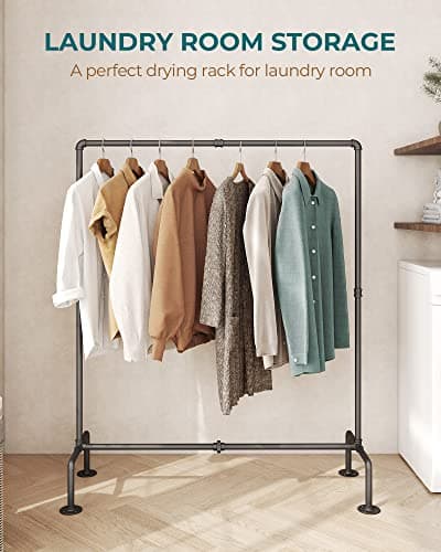 OROPY Heavy Duty Detachable Clothes Rack, Black