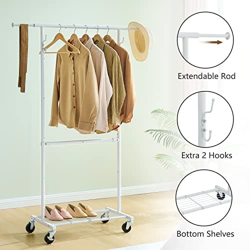 Double Rod Garment Rack