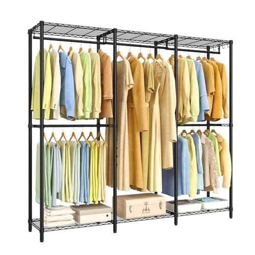SONGMICS Cloud White Heavy-Duty Garment Rack ULGR423W01