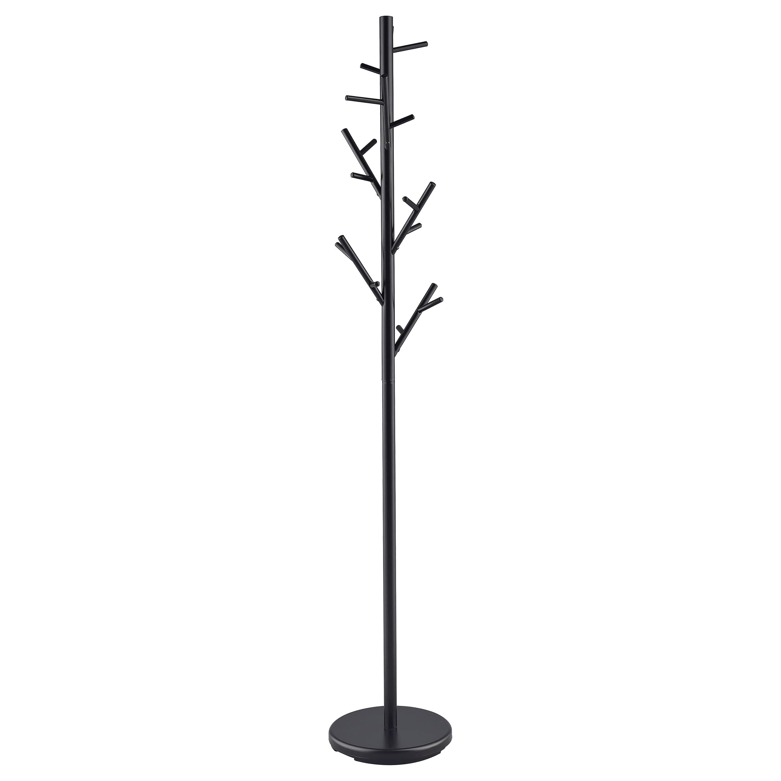 Coaster Home Furnishings 18-Hook Black Coat Rack