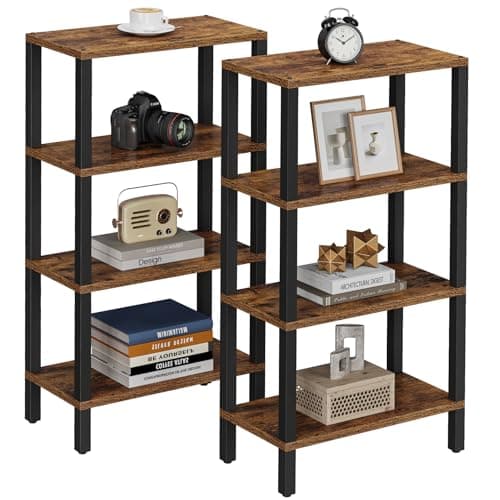 TUTOTAK White Set of 2 Small Side Tables TB01BW0622