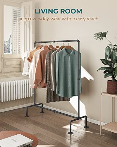 OROPY Heavy Duty Detachable Clothes Rack, Black