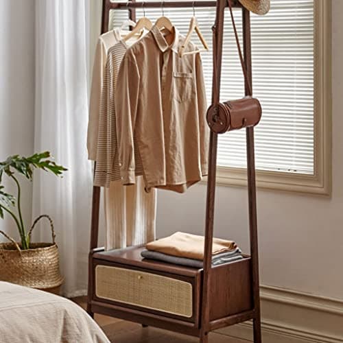 Engender Nordic Minimalist Rattan Multi-Functional Coat Rack