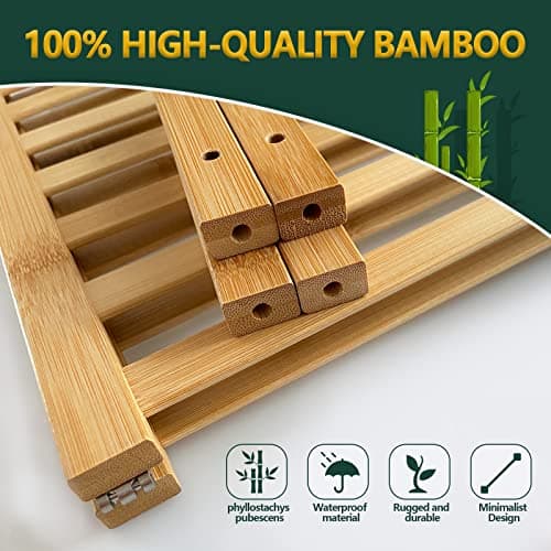 Z&L HOUSE 3-Tier Bamboo Shoe Organizer for Closets and Entryways