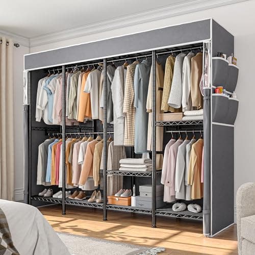 Raybee Heavy Duty 1100 LBS Capacity Clothes Rack Black