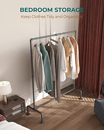 OROPY Heavy Duty Detachable Clothes Rack, Black