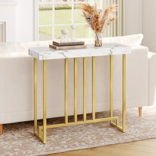 Marble Gold Console Table, Modern Entrance Sofa Table, CTJM12201