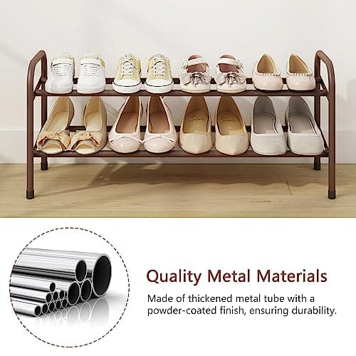 Expandable Console Table and Shoe Rack by Gewudraw
