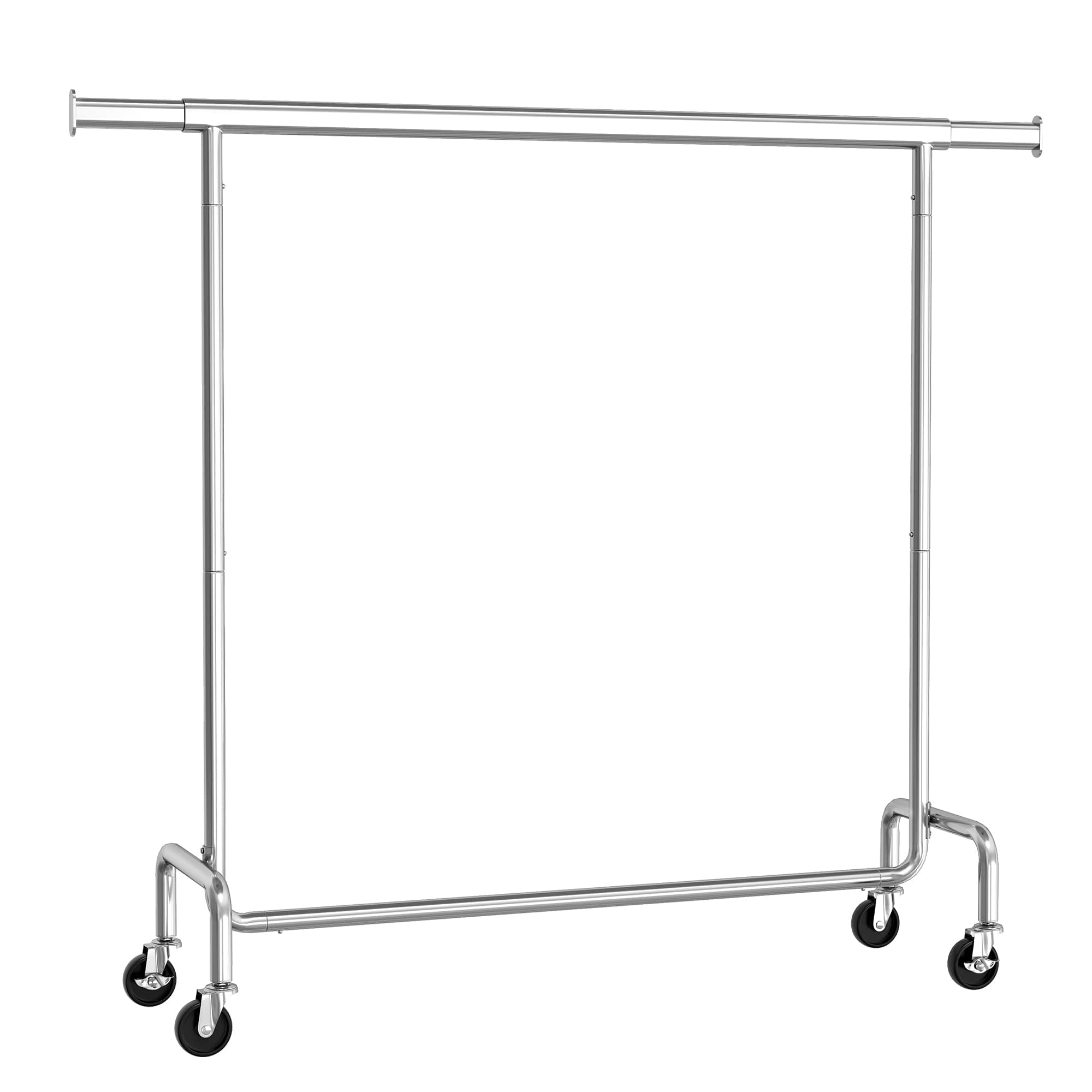 SONGMICS Heavy-Duty Garment Rack with Wheels, 286.6 lb Capacity