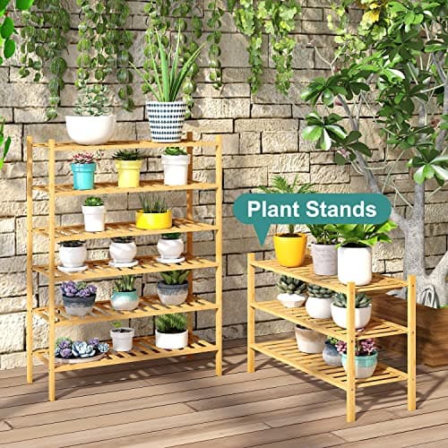 Bamboo 3-Tier Shoe Rack for Entryway & Closet | Sturdy & Beautiful