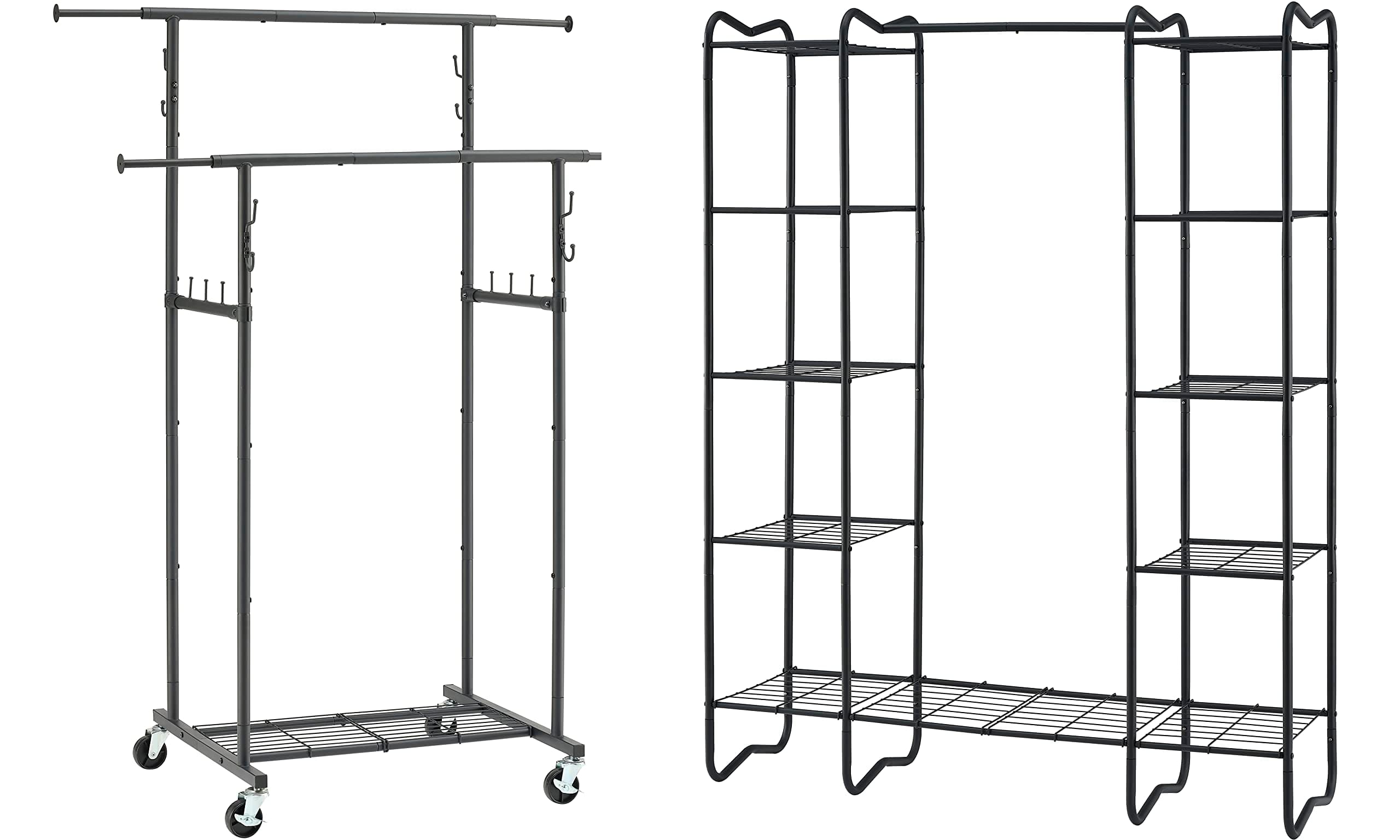 Heavy Duty Clothing Garment Rack - C Style and E Style