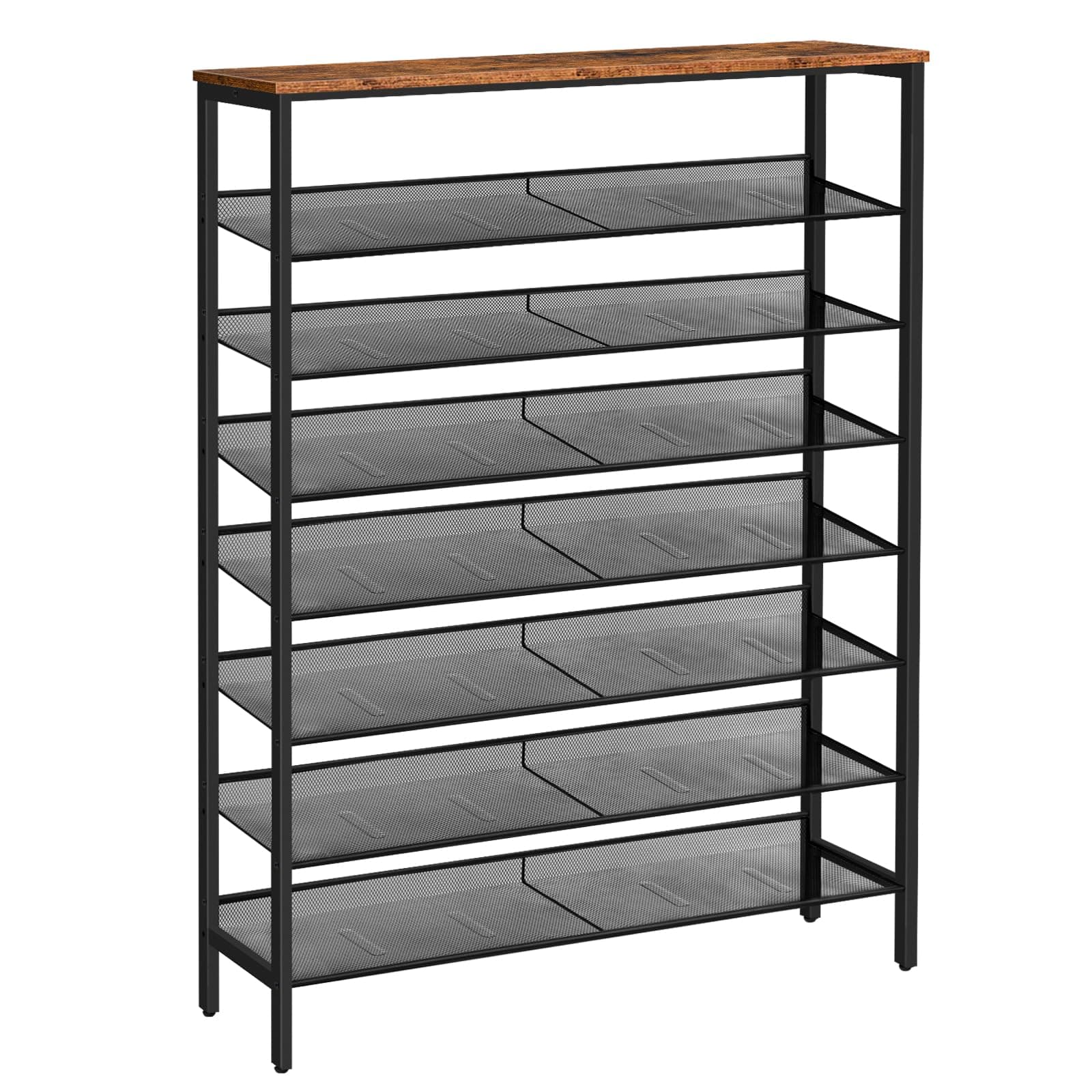 HOOBRO BF118XJ01 8-Tier Shoe Rack, Sturdy & Space Saver, for 32-40 Pairs