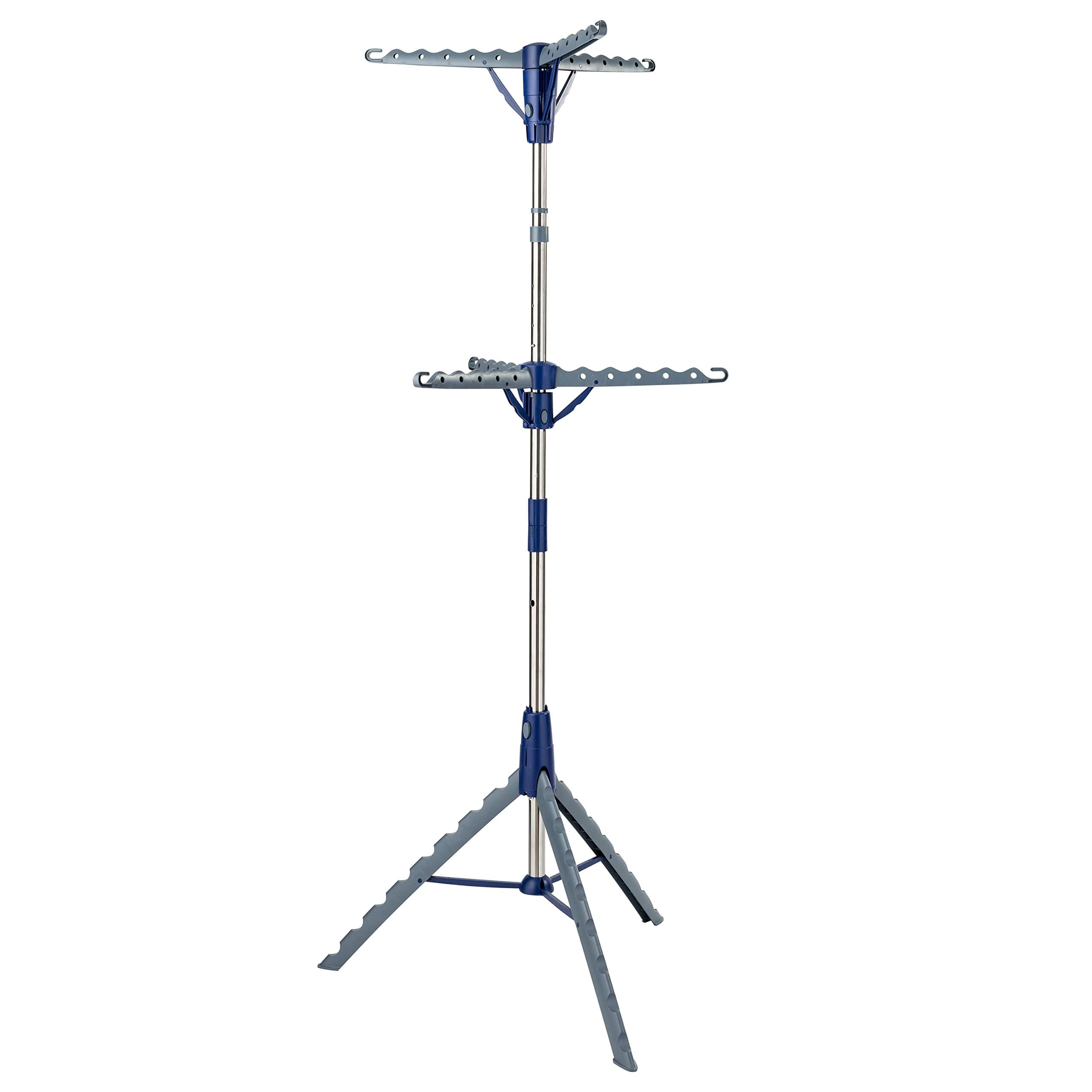 Honey-Can-Do Chrome 2-Tier Collapsible Tripod Clothes Drying Rack DRY-09220